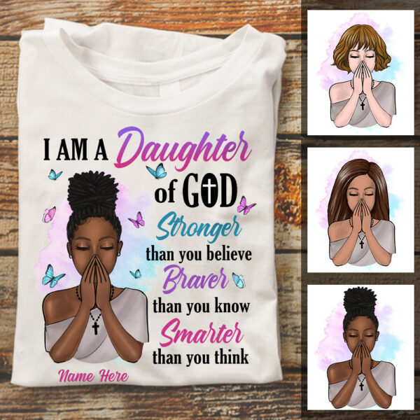 Personalized Bwa Daughter Of God T Shirt