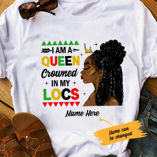 Personalized Bwa Locs A Queen T Shirt