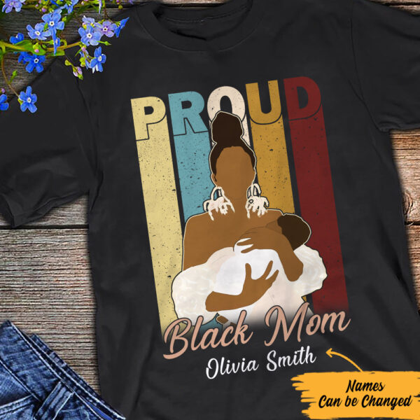 Personalized Bwa Mom Proud T Shirt