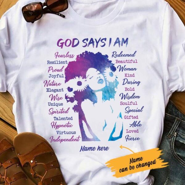 Personalized BWA God Says T Shirt SB84 29O58