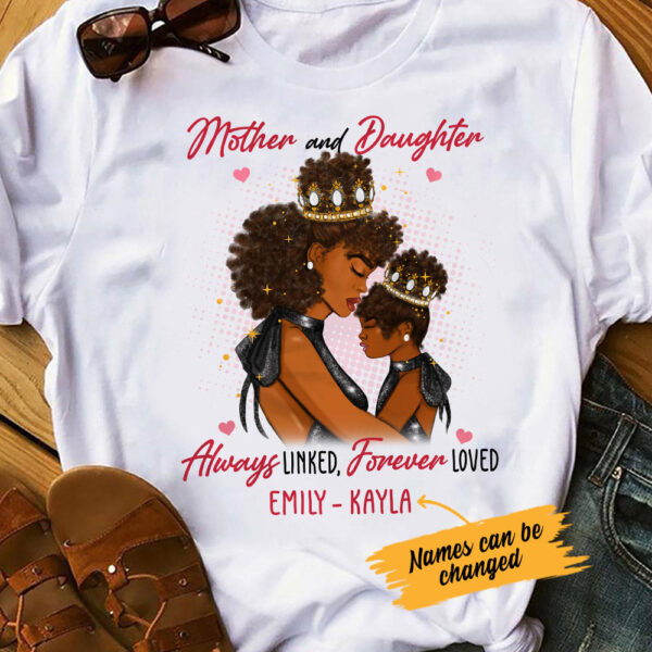 Personalized Bwa Mom And Daughter Queen T Shirt