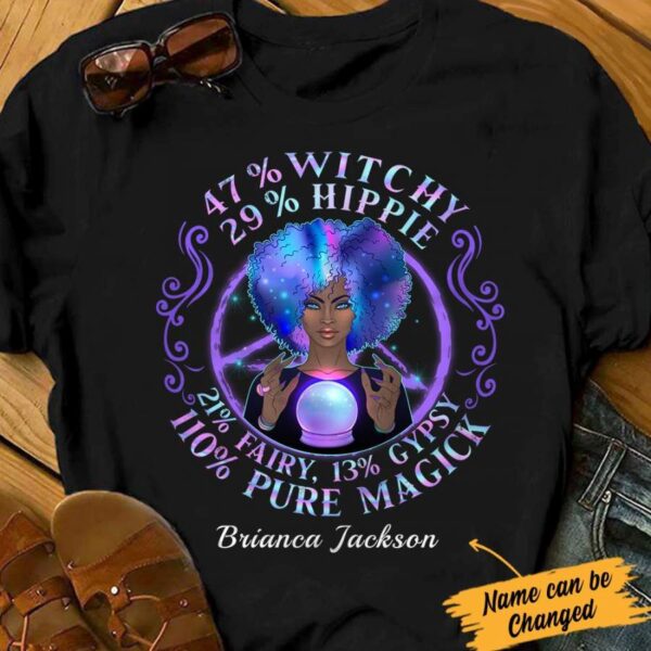 Personalized BWA Witch Pure Magick T Shirt AG241 30O34