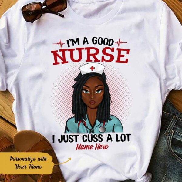 Personalized BWA Nurse Cuss A Lot T Shirt AG281 26O58