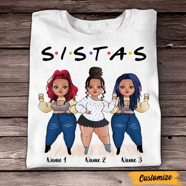 Personalized Bwa Friends Sister T Shirt