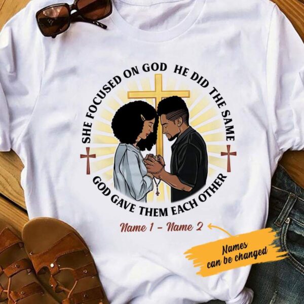 Personalized BWA Couple Christian T Shirt SB181 26O53