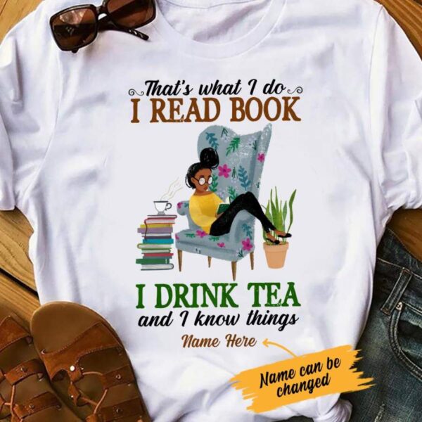 Personalized BWA Books I Know Things T Shirt AG311 67O53