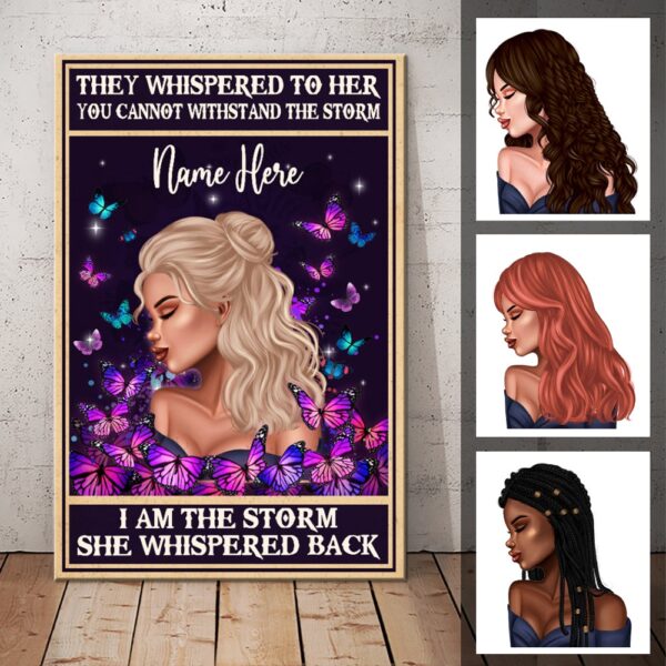 Personalized Bwa Storm Poster Ag215 30O57