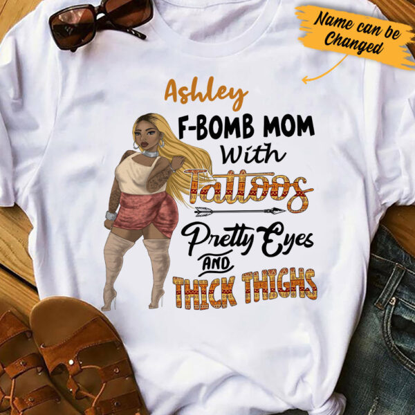 Personalized Bwa F Bomb Mom T Shirt