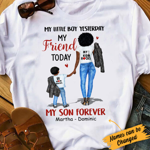 Personalized Bwa Mom And Son Forever T Shirt