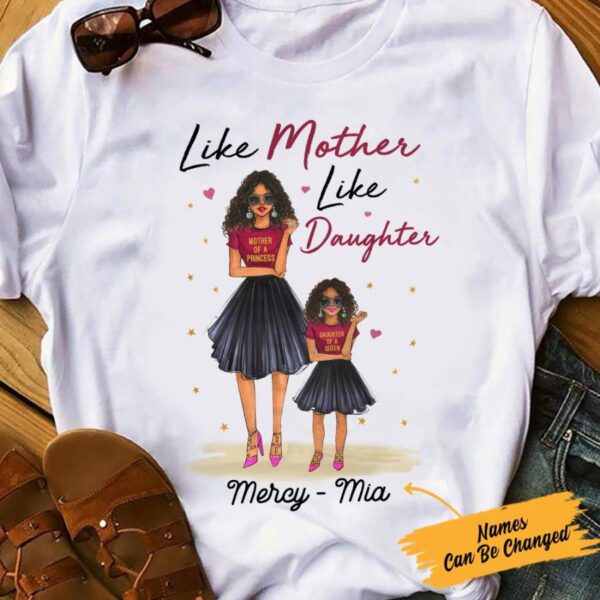 Personalized BWA Mom Like Daughter T Shirt AG62 30O57