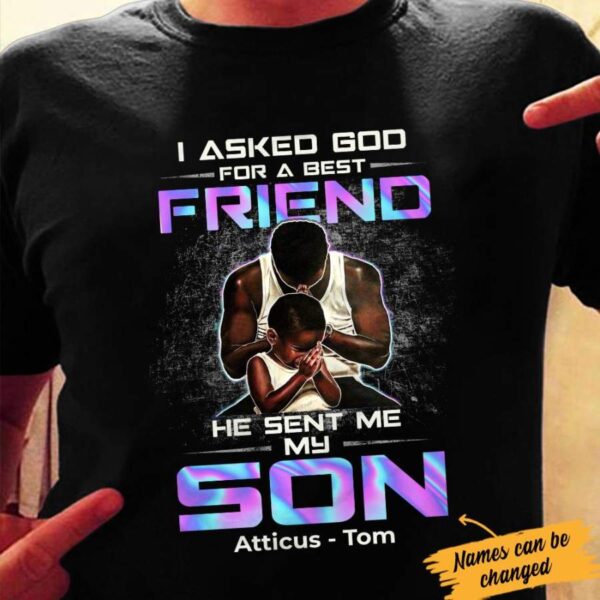 Personalized BWA Dad And Son Friend T Shirt AG112 65O34