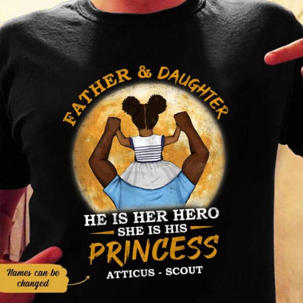 Personalized BWA Dad And Daughter Best Friend T Shirt AG122 65O58