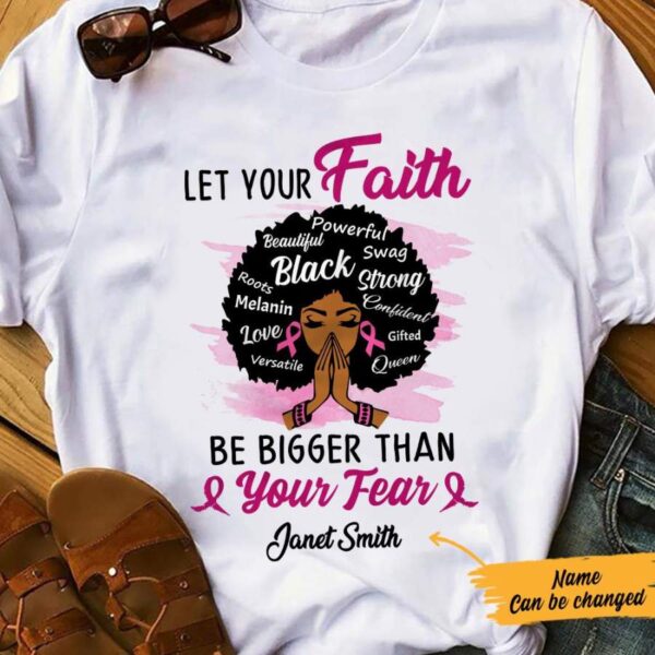 Personalized BWA Breast Cancer Faith T Shirt AG101 67O57