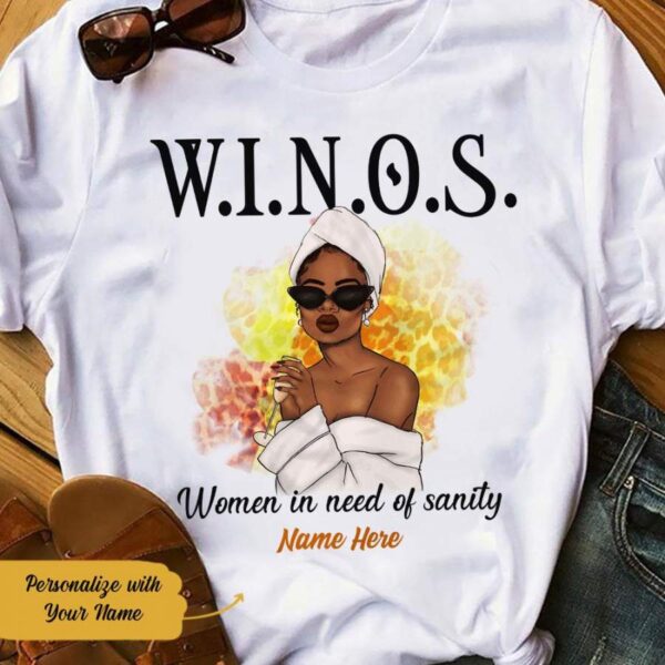 Personalized BWA Wine In Need Of Sanity T Shirt AG312 73O58