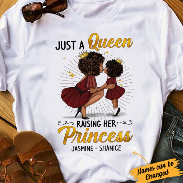 Personalized Bwa Mom Queen T Shirt