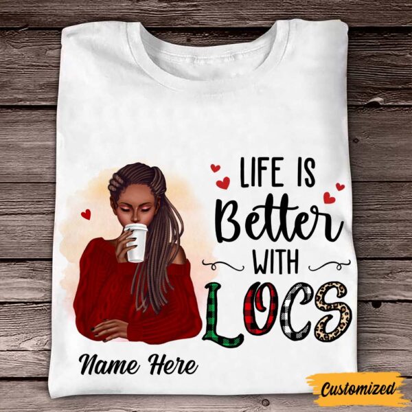 Personalized Bwa Locs Girl T Shirt Ob61 95O57