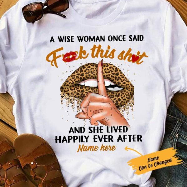 Personalized BWA Lived Happily Ever After T Shirt SB72 87O57