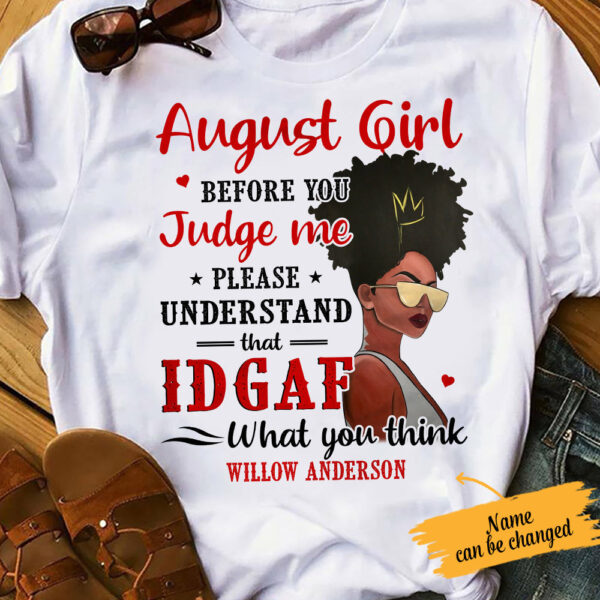 Personalized Bwa Judge Me White T Shirt