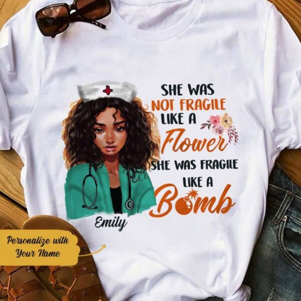 Personalized BWA Nurse Like A Bomb T Shirt AG111 27O58