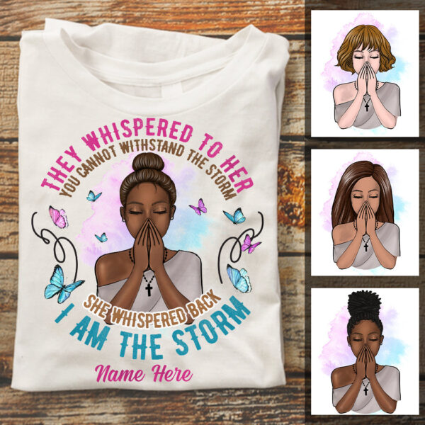 Personalized Bwa I Am The Storm T Shirt