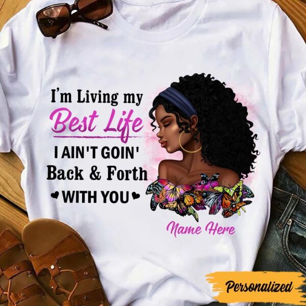 Personalized Bwa My Living Style T Shirt