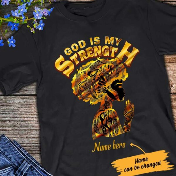 Personalized BWA God Is My Strength T Shirt SB81 30O57