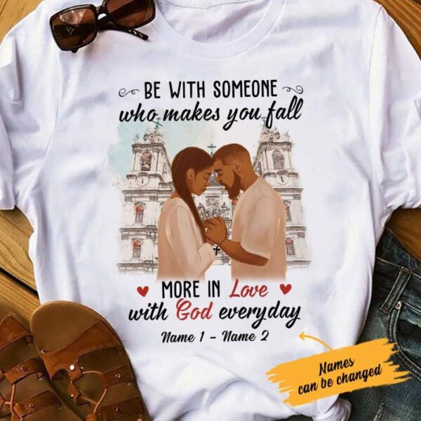 Personalized BWA Couple Christian T Shirt SB172 67O58