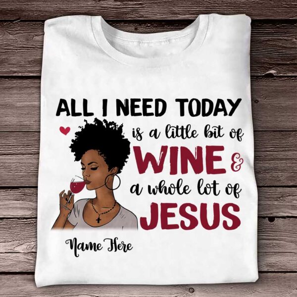 Personalized Bwa Wine Jesus T Shirt