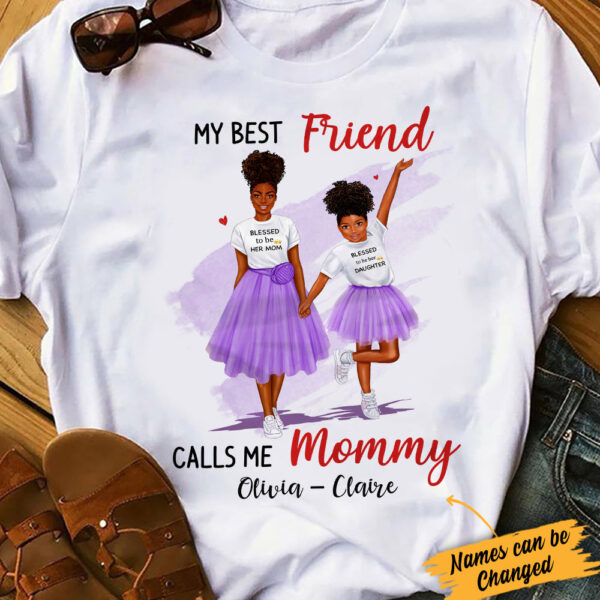 Personalized Bwa Mom Friend T Shirt