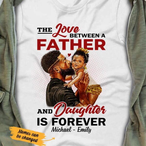 Personalized BWA Dad And Daughter Love T Shirt AG173 81O47