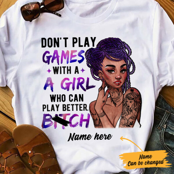 Personalized Bwa Tattoos Play Girl T Shirt