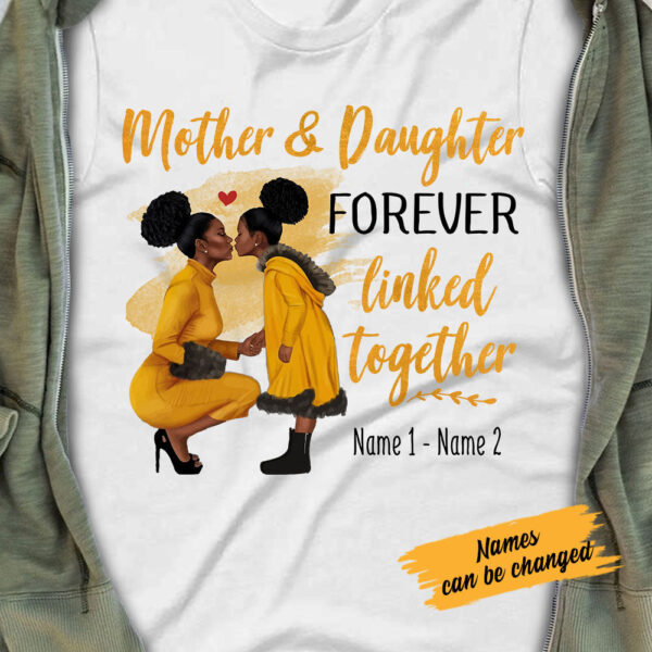 Personalized Bwa Mom Mother And Daughter T Shirt