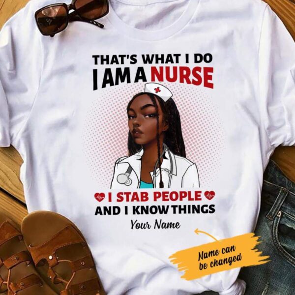 Personalized BWA Nurse Stab People T Shirt AG282 26O47