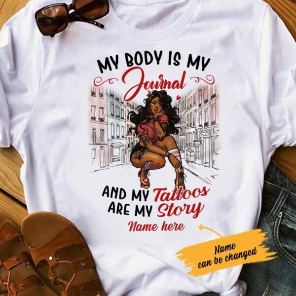 Personalized BWA Tattoos My Story T Shirt AG282 67O36