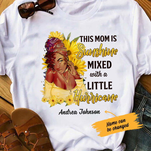 Personalized Bwa Mom Sunshine Mixed T Shirt