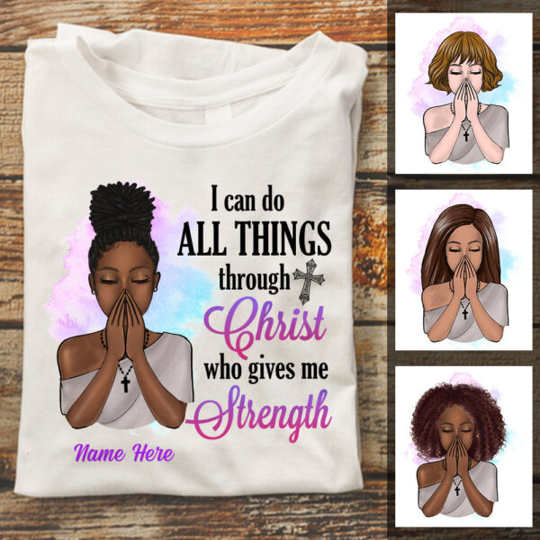 Personalized Bwa Strength T Shirt