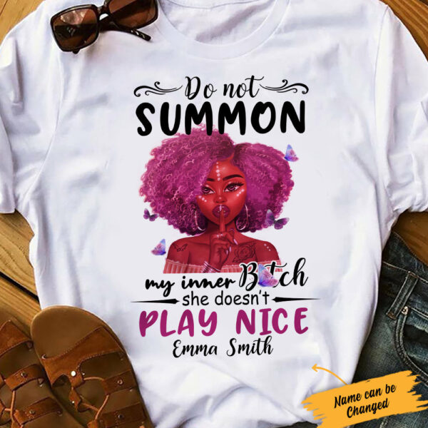 Personalized Bwa Don T Summon T Shirt