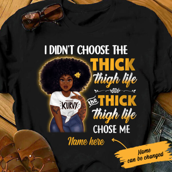 Personalized Bwa Chubby Thigh Life T Shirt