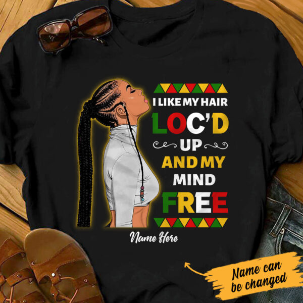 Personalized Bwa Locs Up Mind Free T Shirt