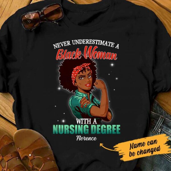 Personalized BWA Nurse Proud T Shirt JL251 27O47