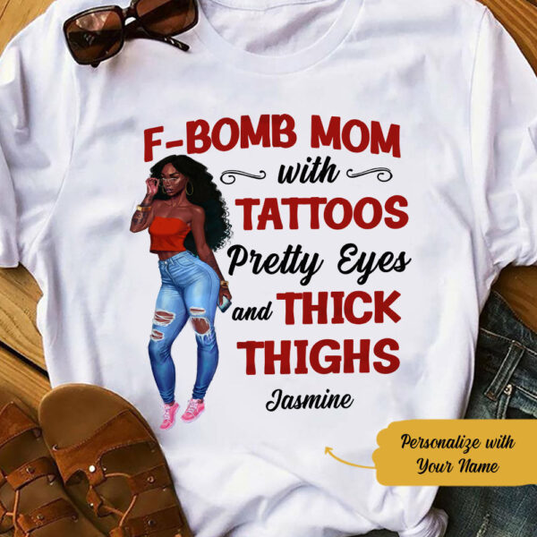 Personalized Bwa Mom Tatoo T Shirt