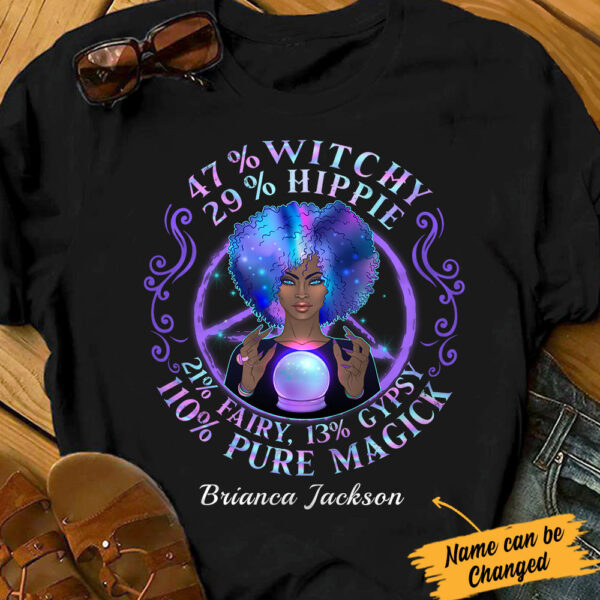 Personalized Bwa Witch Pure Magick T Shirt